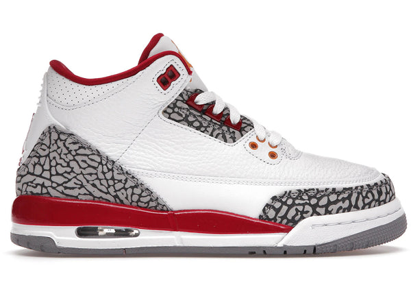 Jordan 3 Retro Cardinal (GS) - Preowned