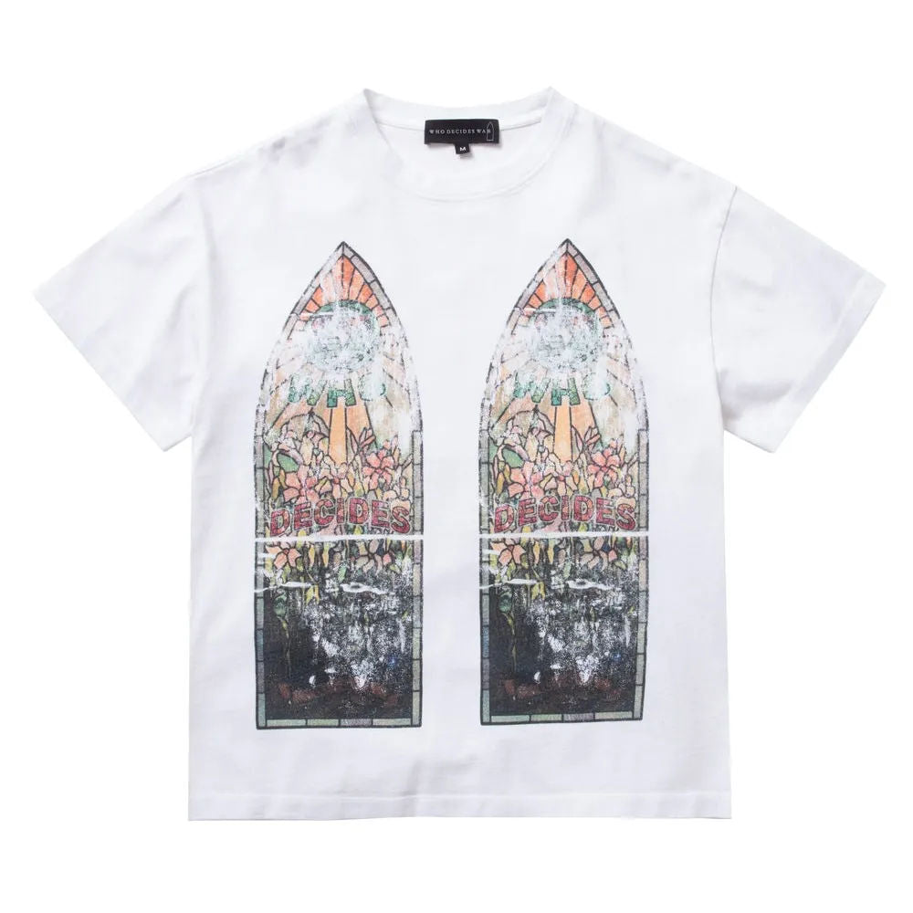 Who Decides War Faded Jersey Tee (Off-White)