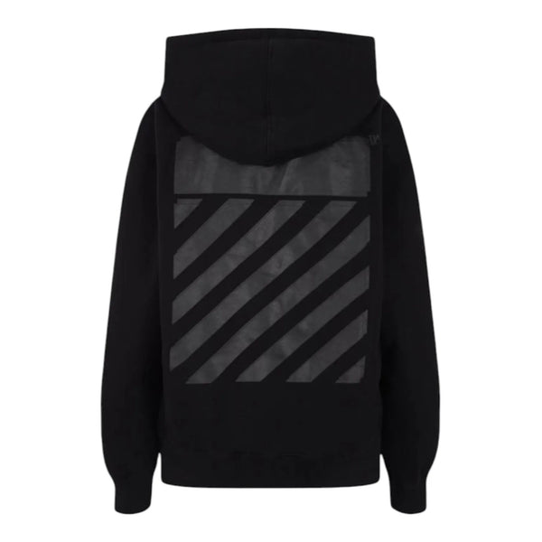 OFF-WHITE Diag Tab Slim Hoodie (Black) - Preowned