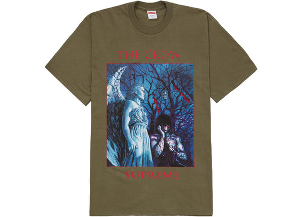 Supreme The Crow Tee Light Olive - Preowned