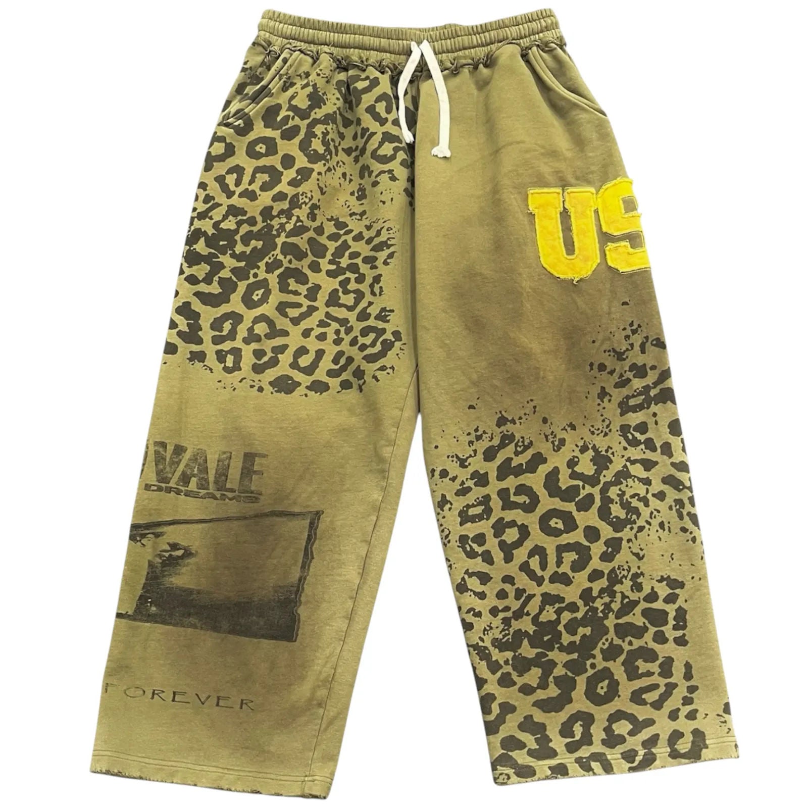 Vale Forever Cheetah Sweatpants (Olive) - Preowned