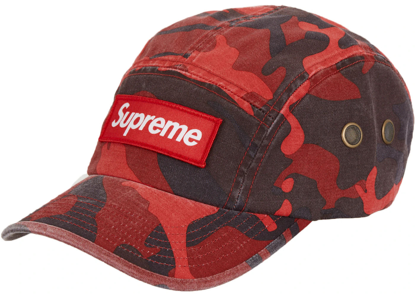 Supreme Military Camp Cap (SS23) Red Camo - Preowned