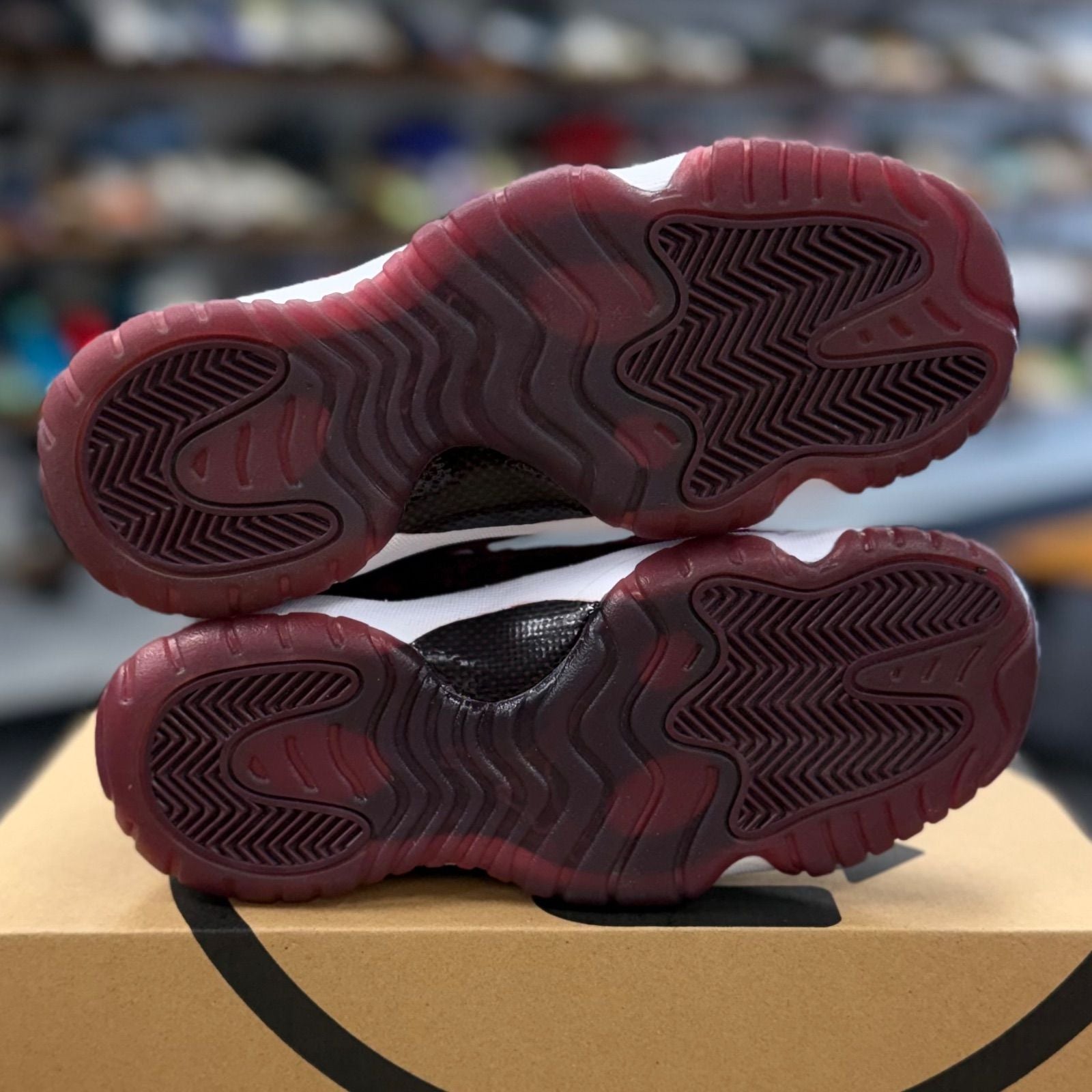 Jordan 11 Retro Heiress Night Maroon (GS) - Preowned