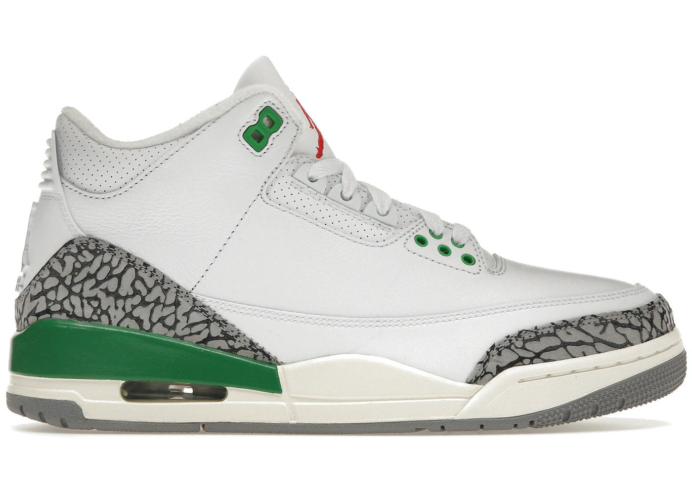 BRAND NEW STEAL - Jordan 3 Retro Lucky Green (Women's)