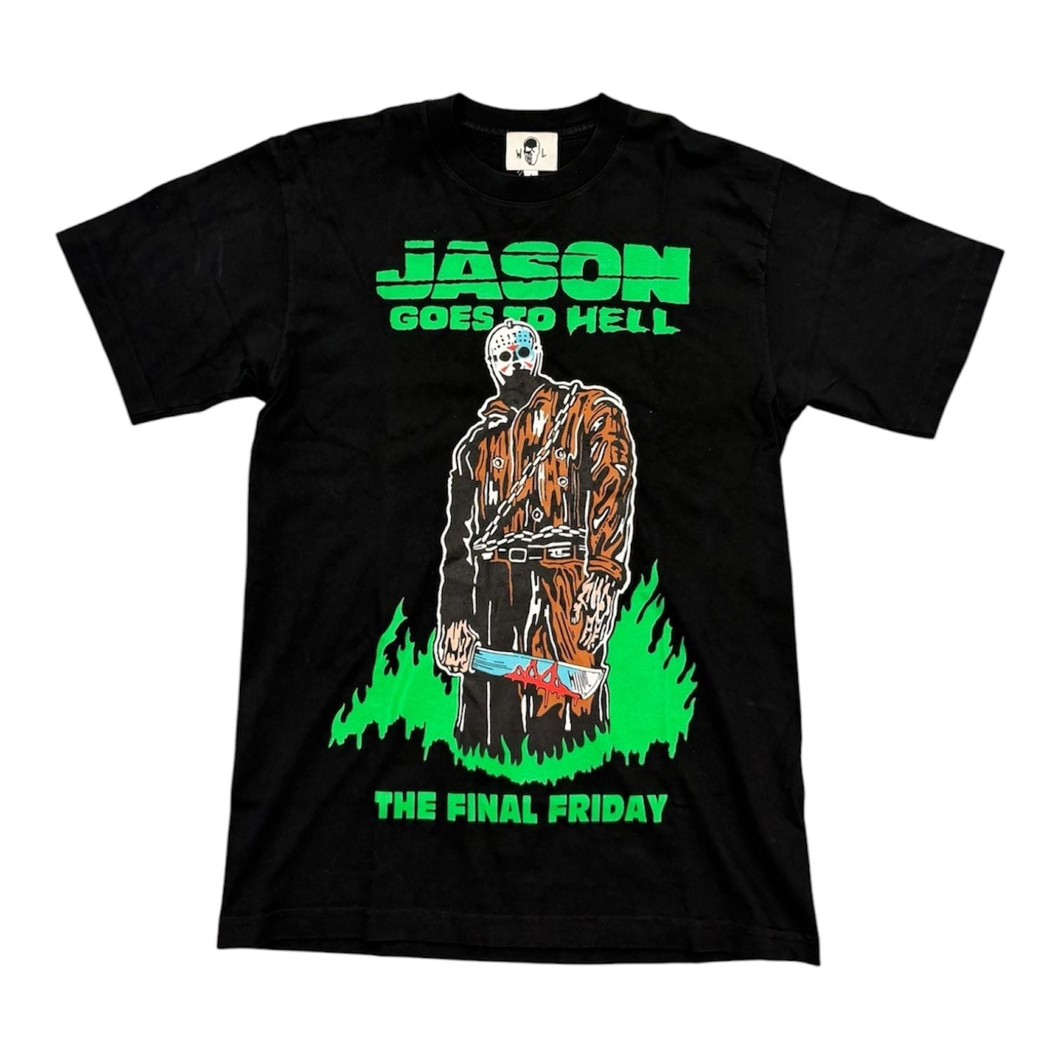 Warren Lotas Jason Goes To Hell Tee (Black) - Preowned
