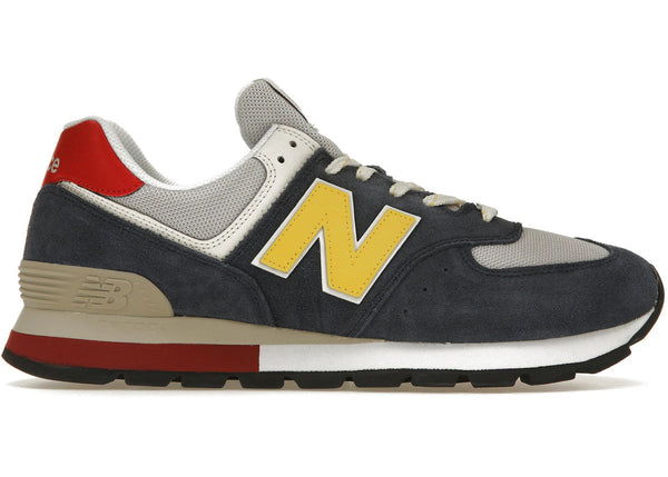 New Balance 574 Rugged Blue Yellow - Preowned