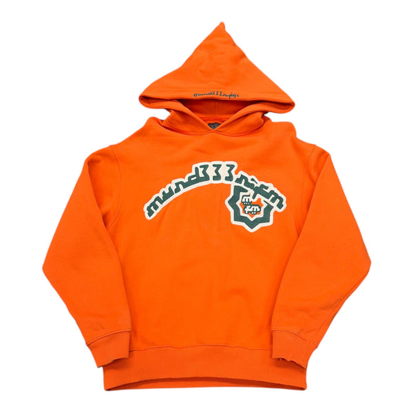 Murd333r FM Billy Chain Stitch Hoodie (Orange) - Preowned