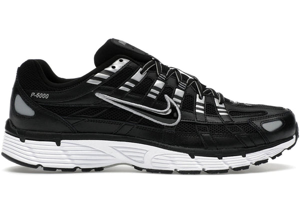 Nike P-6000 Black White Metallic Silver - Preowned