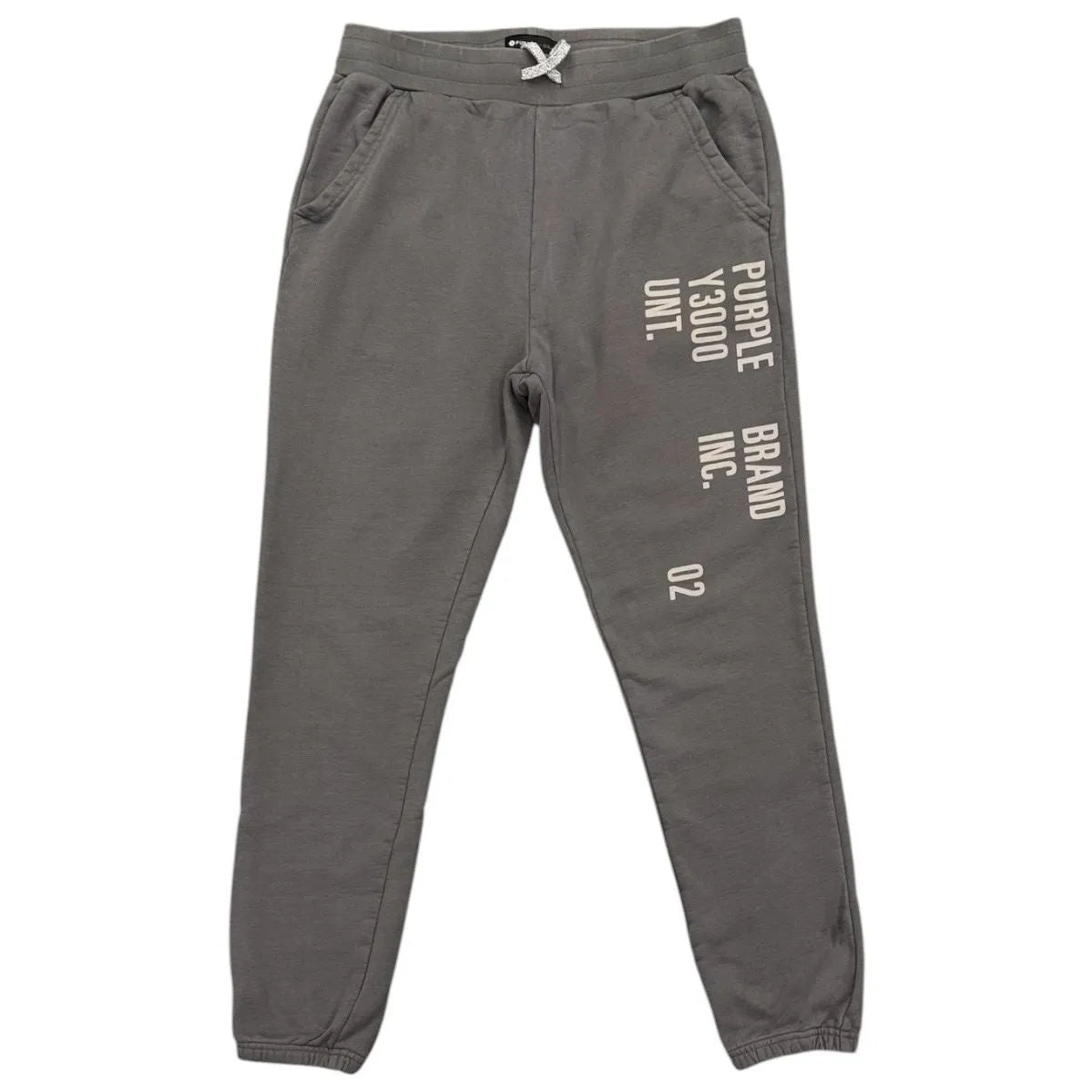 Purple Brand History Sweatpants (Grey) - Preowned