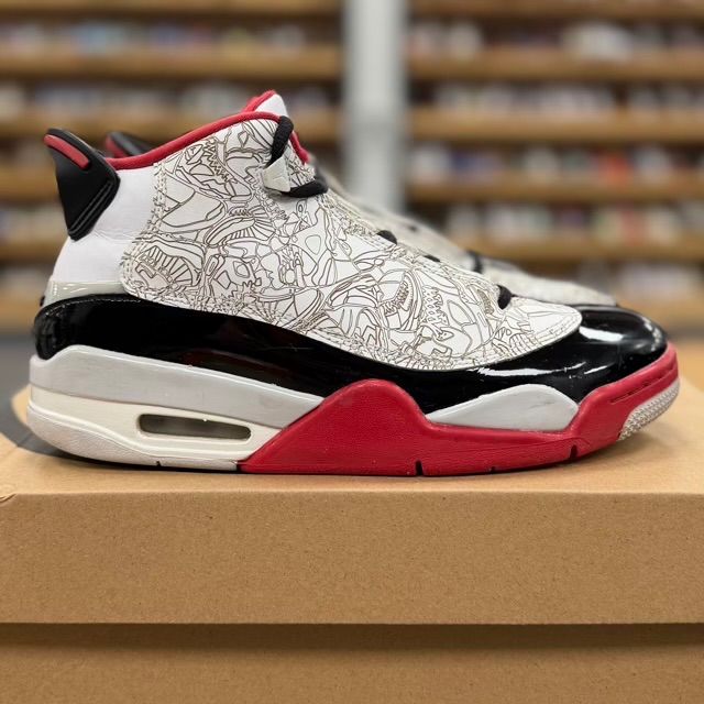 Jordan Dub Zero White Varsity Red (2022) (GS) - Preowned