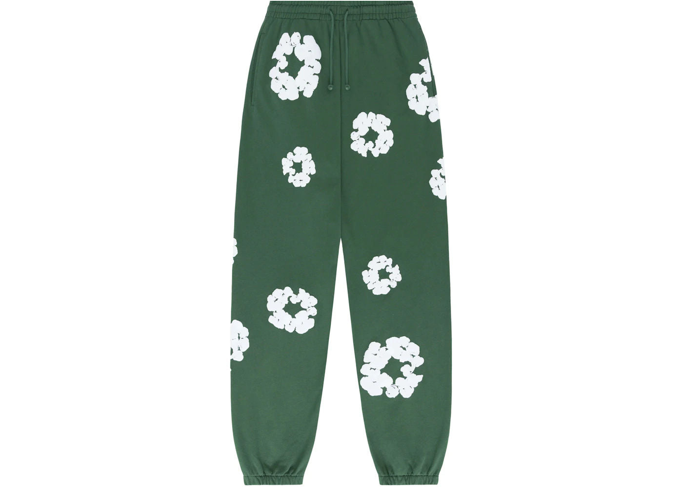 Denim Tears The Cotton Wreath Sweatpants Green - Preowned