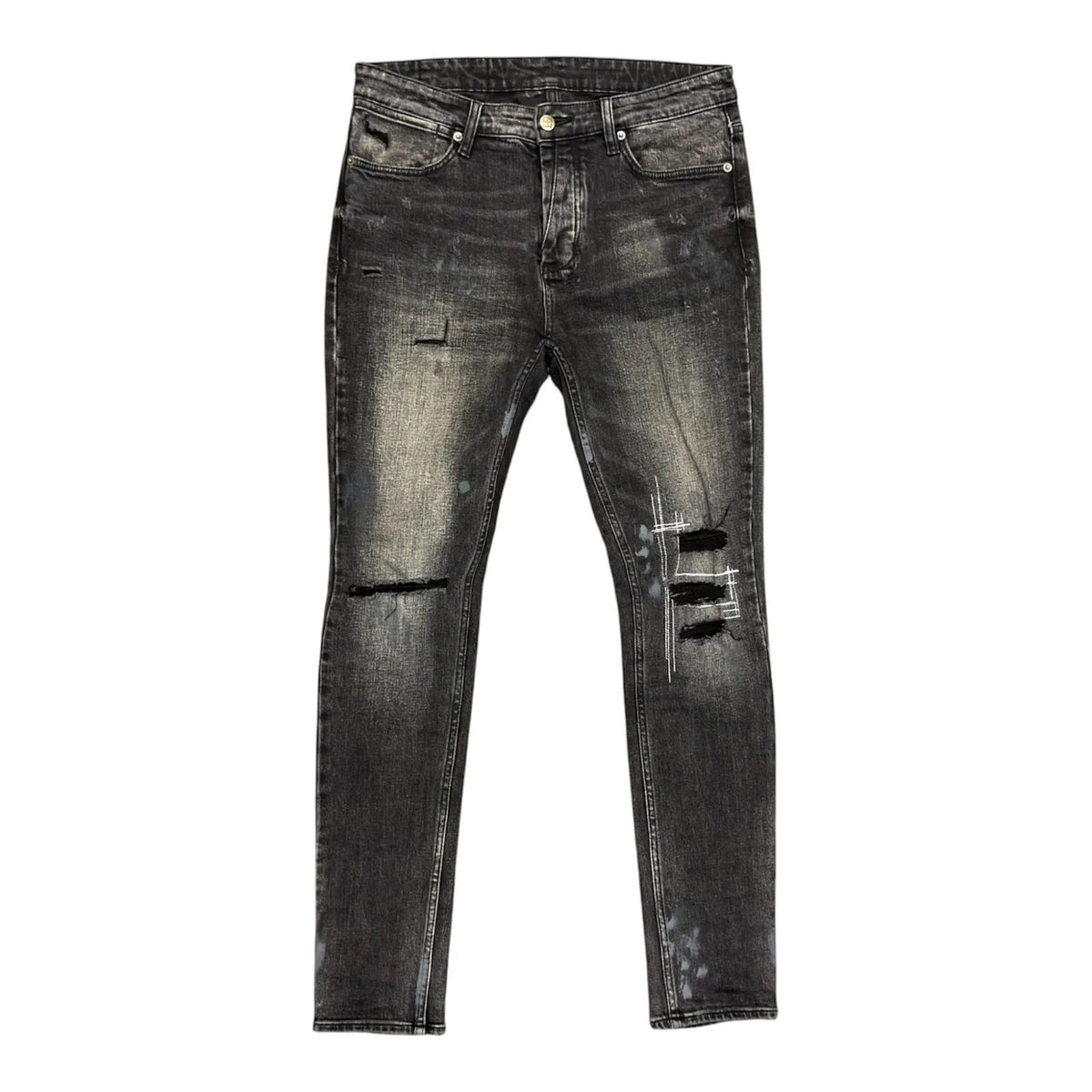 Ksubi Van Winkle Burnt Jeans (Black Wash) - Preowned