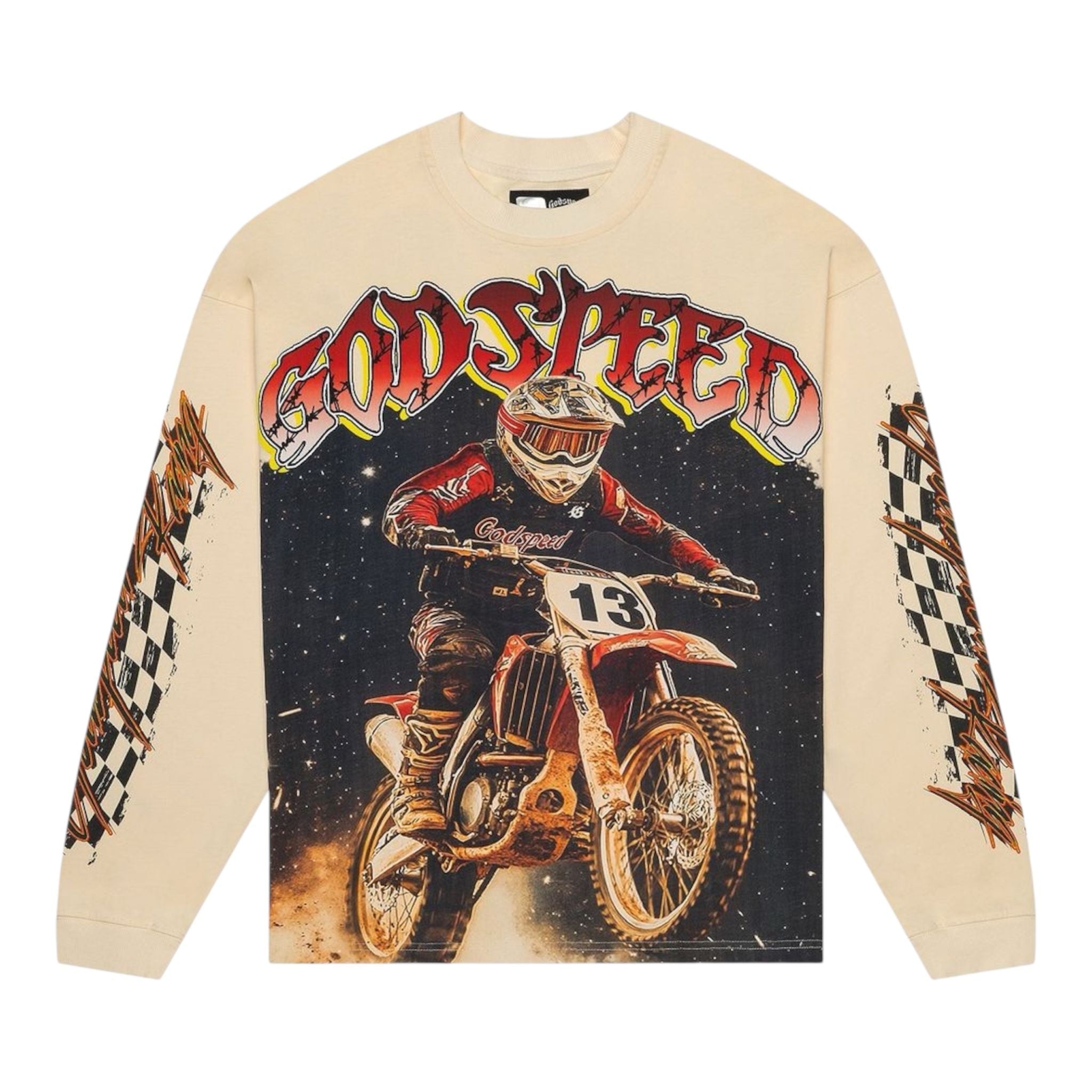 Godspeed Full Throttle L/S Tee (Bone)