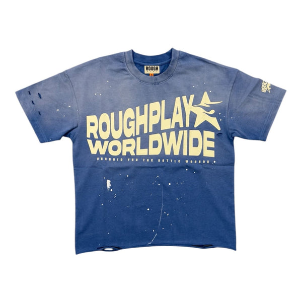 Roughplay Worldwide Tee (Royal/Tan)