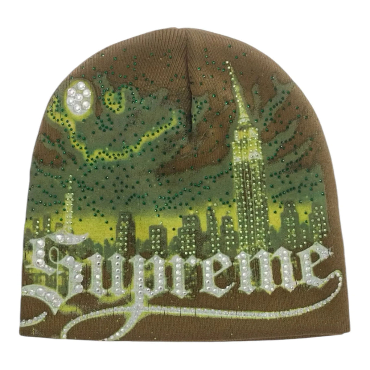 Supreme Cityscape Beanie Green