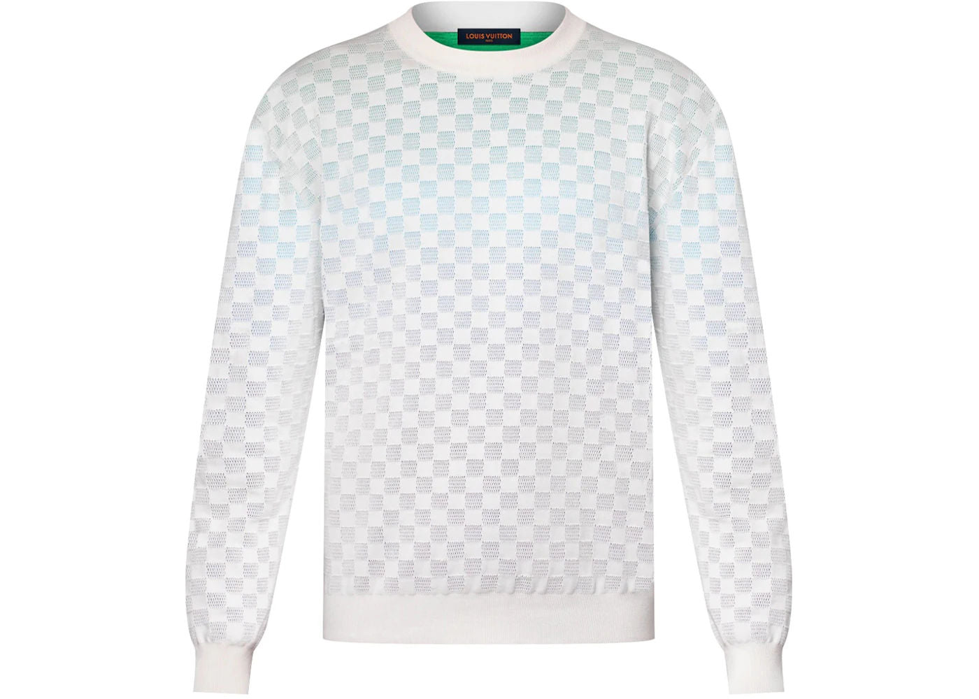 Louis Vuitton Damier Gradient Jacquard Pullover Multicolor - Preowned