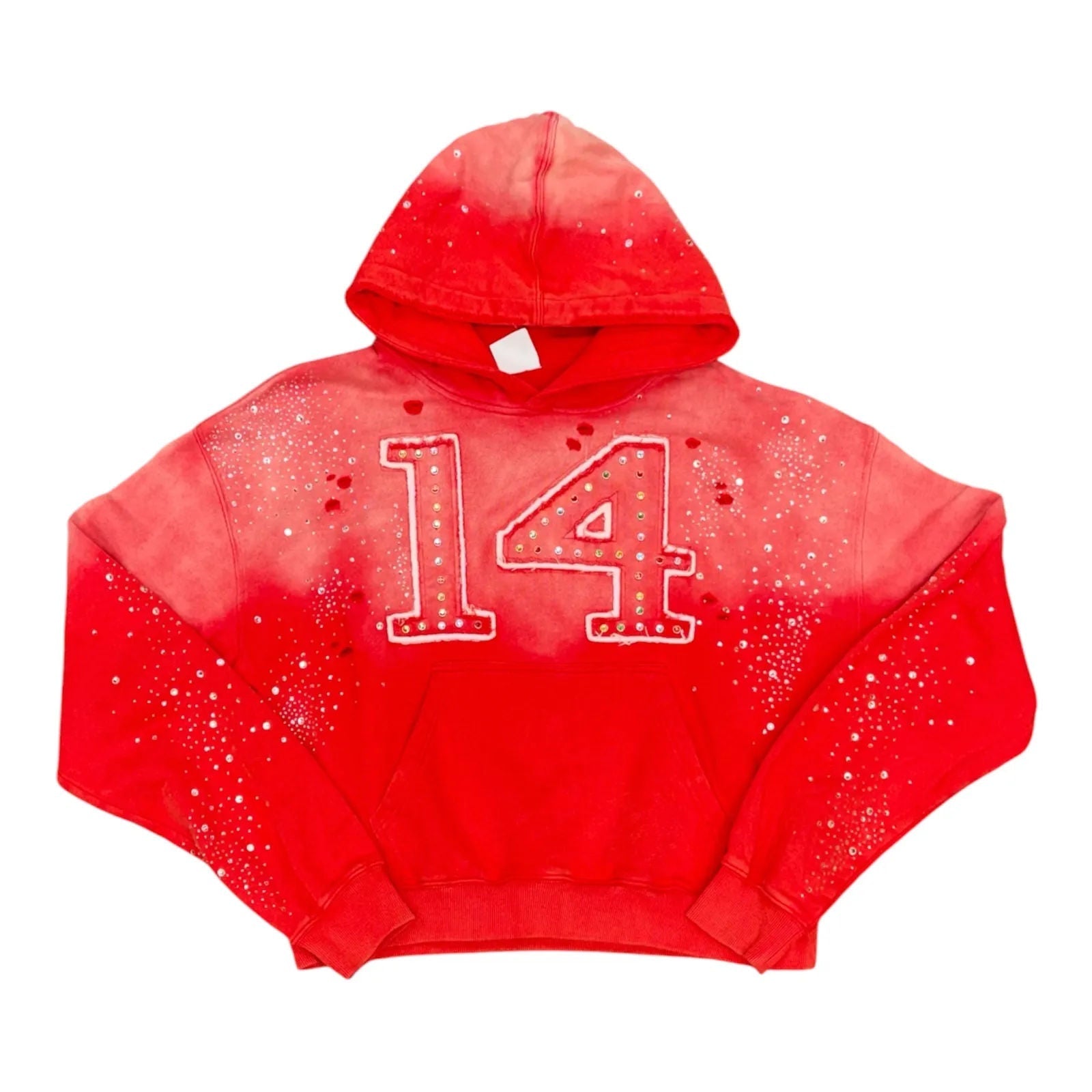Vale Forever 14 Patch Hoodie (Red) - Preowned