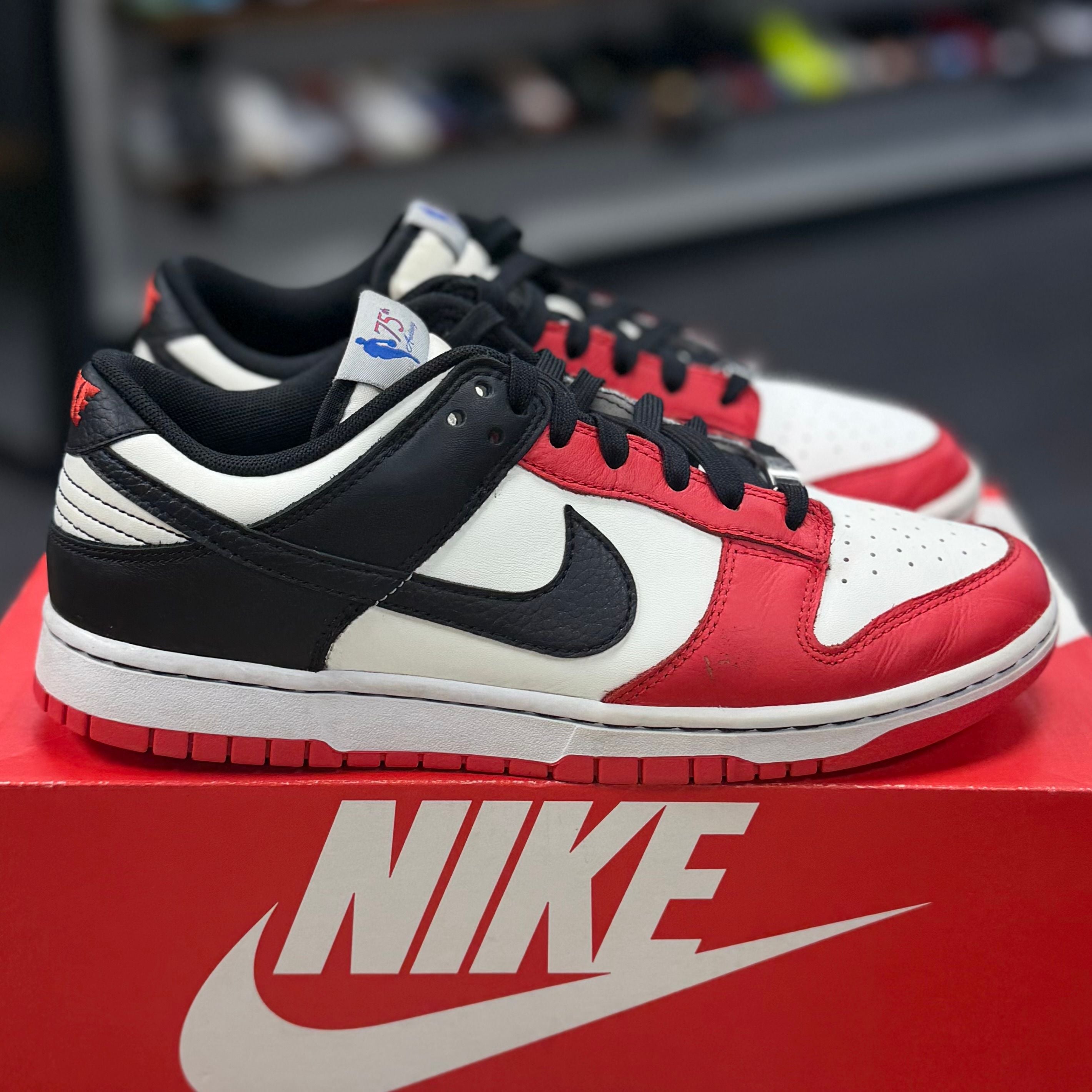 Nike Dunk Low EMB NBA 75th Anniversary Chicago - Preowned