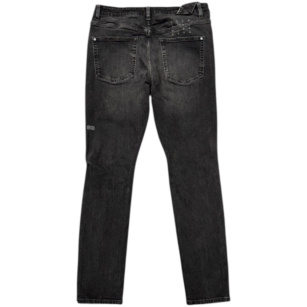 Ksubi Chitch Krow Krushed Jeans (Black Wash) - Preowned