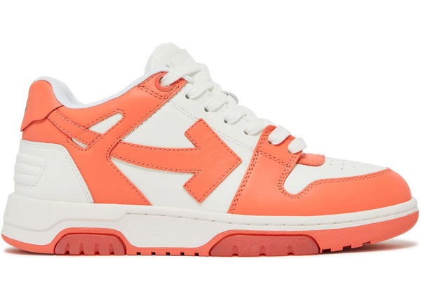 OFF-WHITE Out Of Office OOO Low Tops Coral Red White (Women's)