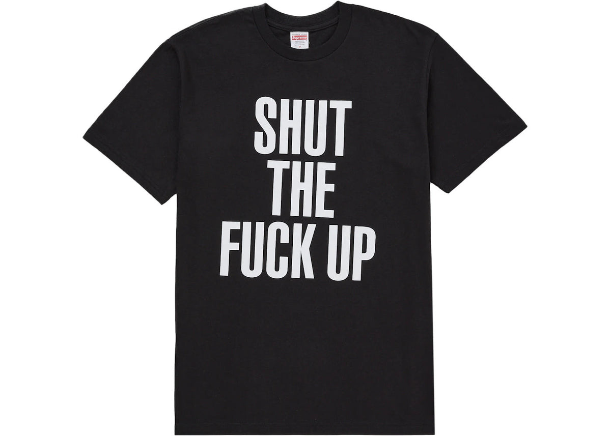 Supreme Number (N)ine Shut Up Tee (Black)