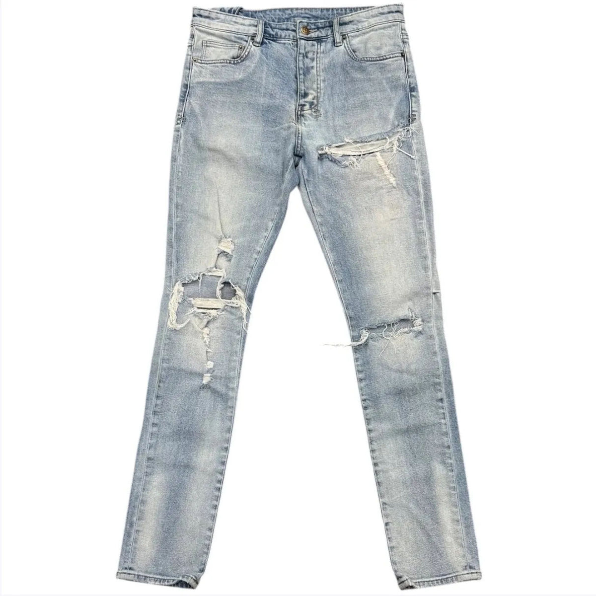 Ksubi Chitch Enjoy Thrashed Jeans (Light Wash) - Preowned