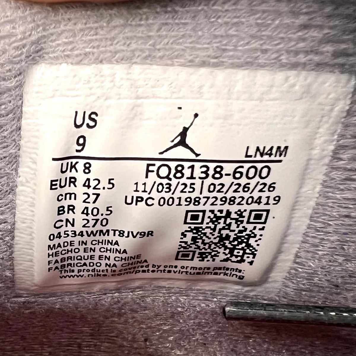 Jordan 4 Retro Toro Bravo (2026) - Preowned
