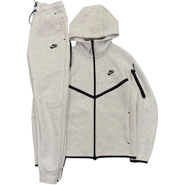Nike Tech Sweatsuit (Light Heather Grey) - Preowned