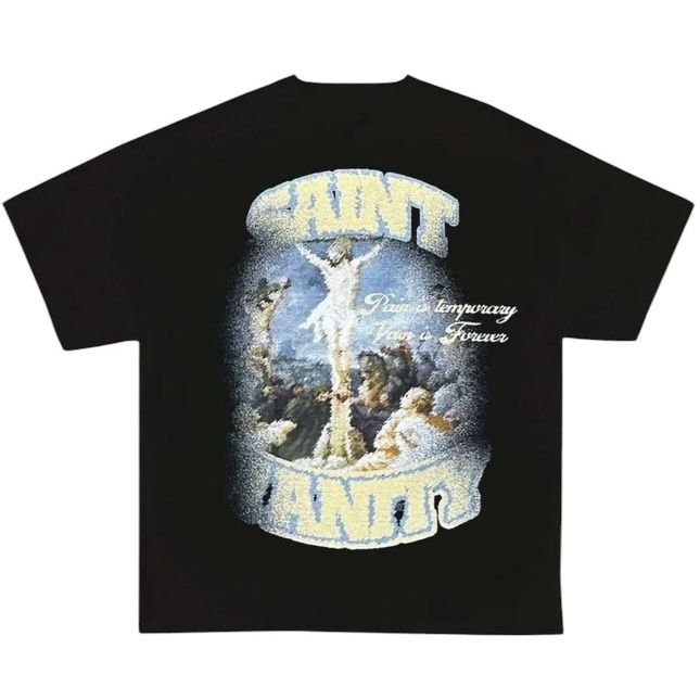 Saint Vanity Blurry Cross Tee (Black)