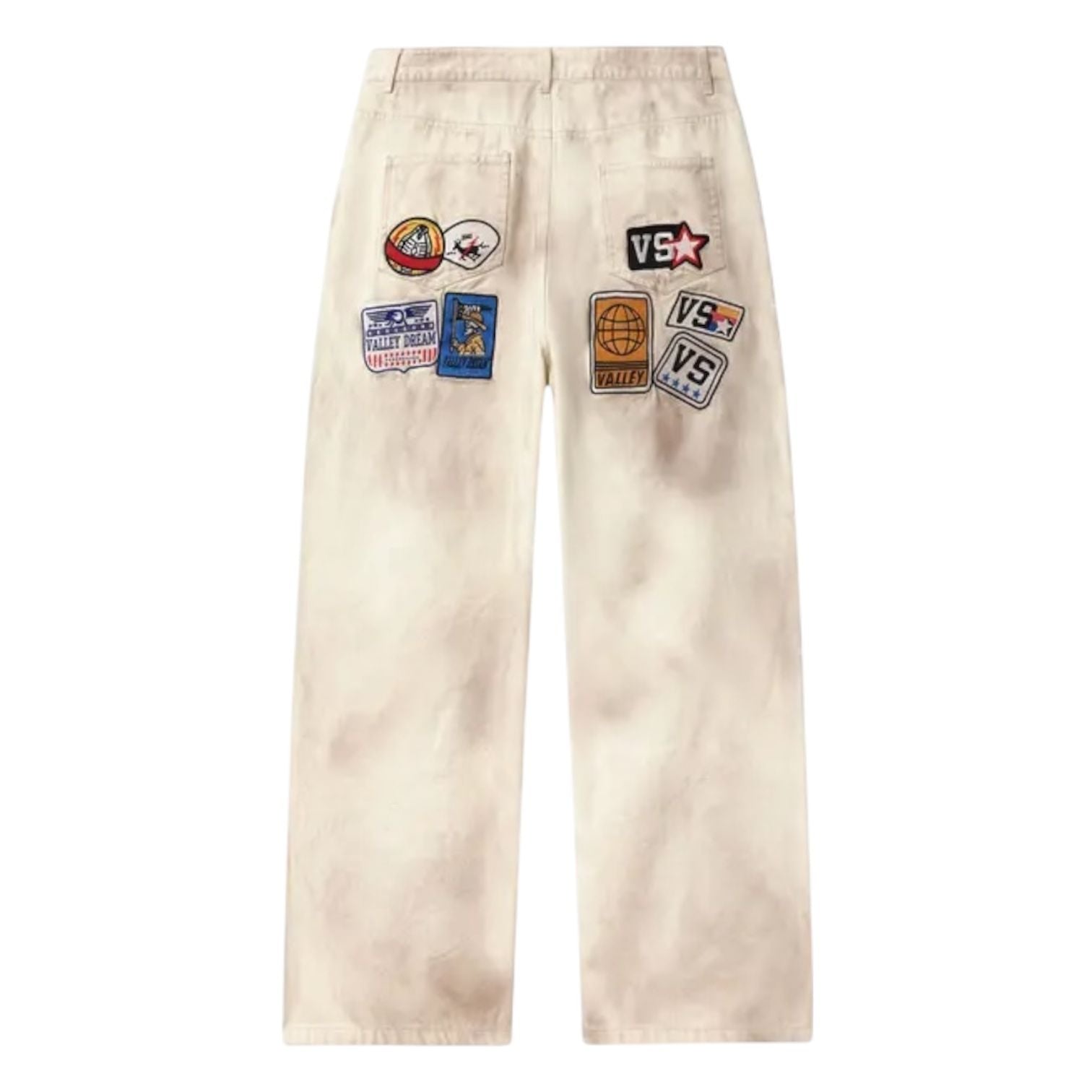 Vale Forever Cream 1980's Painters Pants - Preowned
