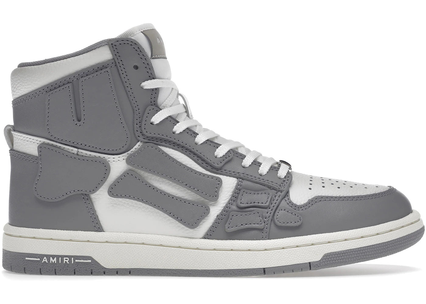 AMIRI Skel Top Hi Grey White - Preowned