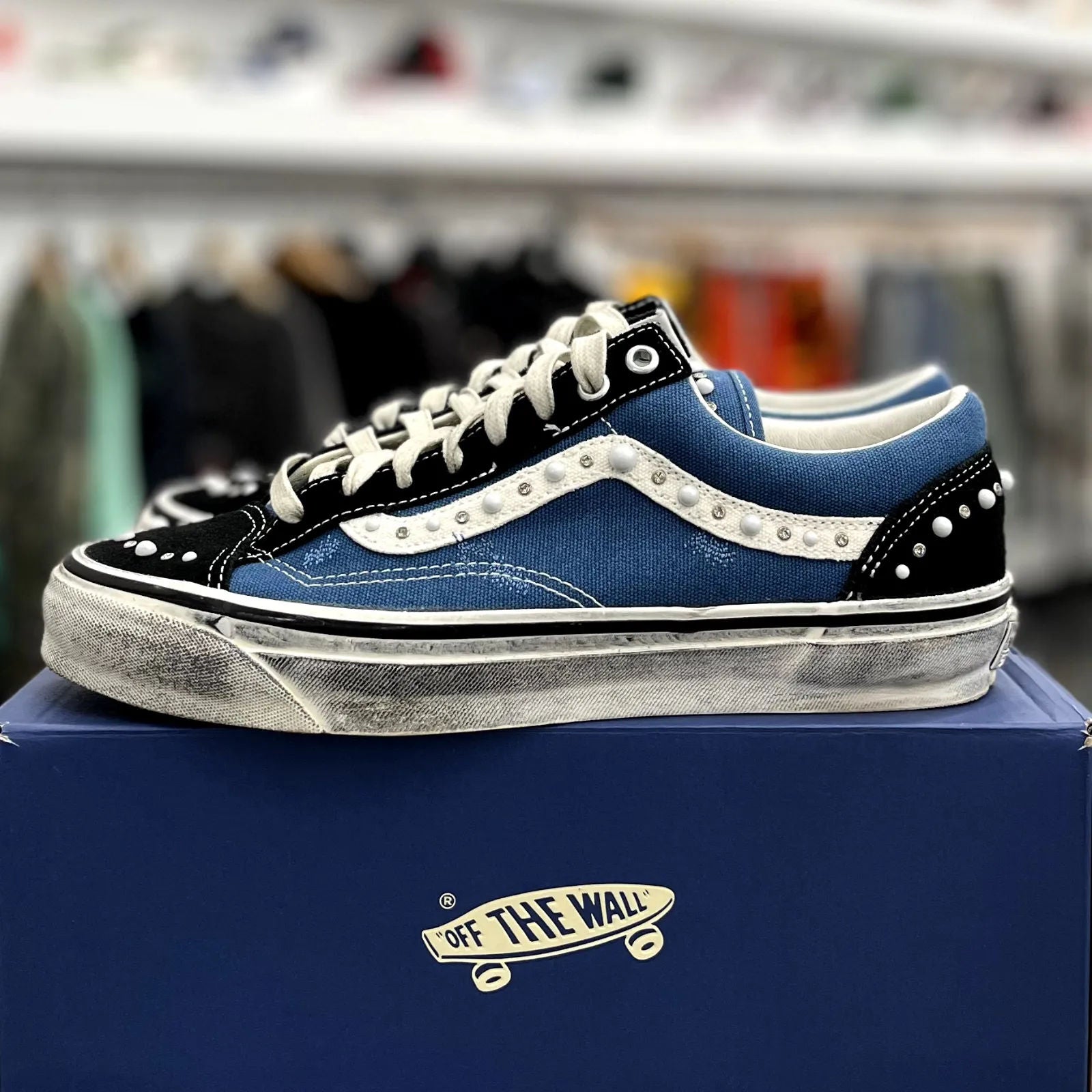 Vans LX Old Skool 36 Pearlized Pack Black Navy - Preowned