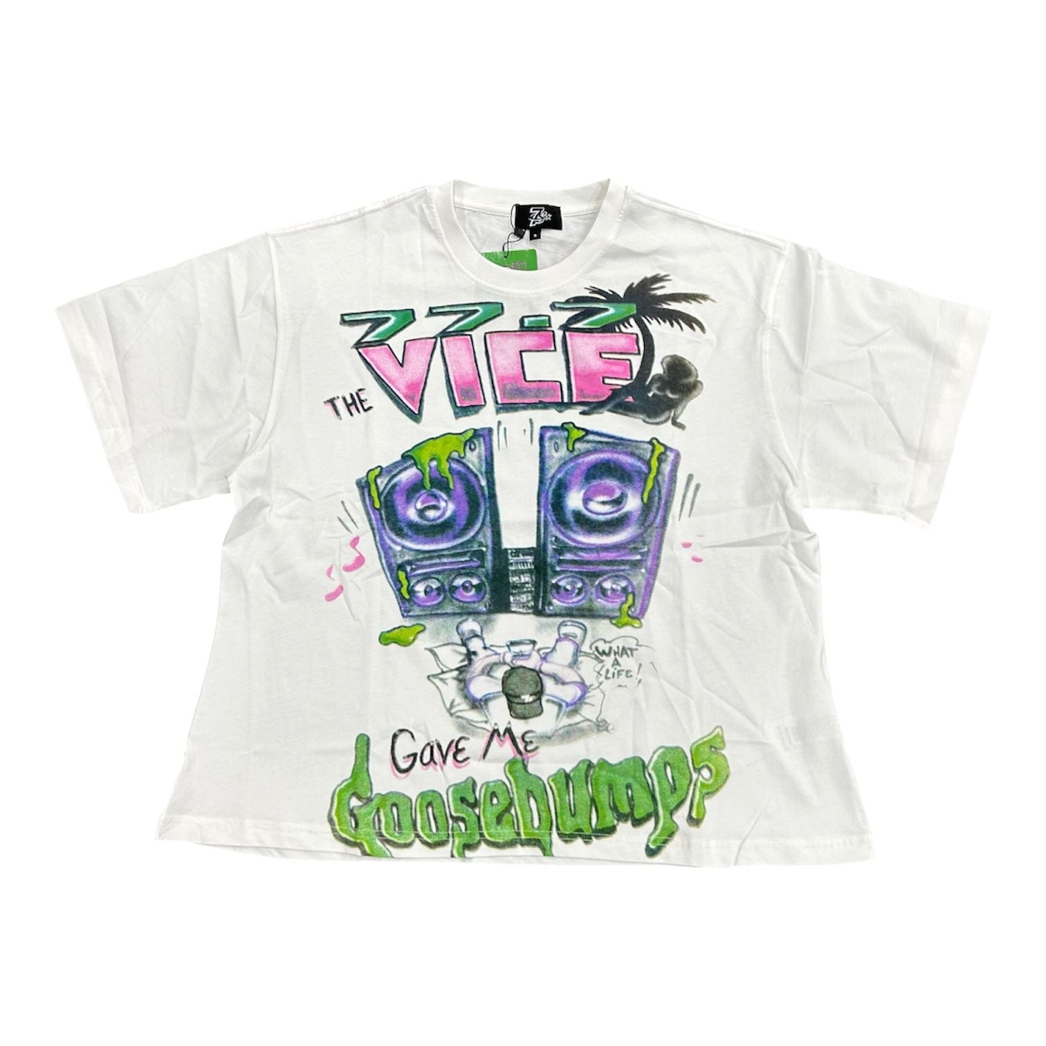 Triple 7's Goosebumps Tee (White)