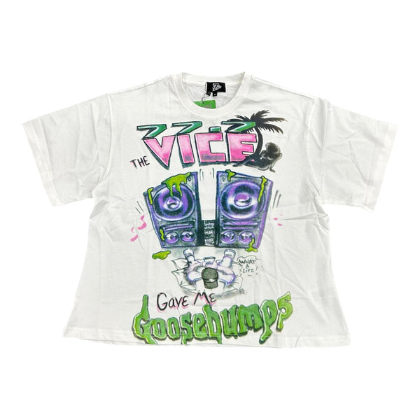 Triple 7's Goosebumps Tee (White)