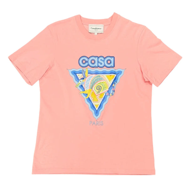 Casablanca Armadillo Tee (Pink) - Preowned