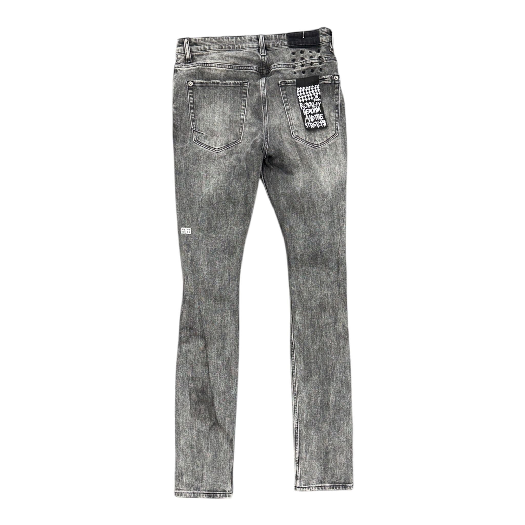 Ksubi Van Winkle Angst Trashed Denim (Grey) - Preowned