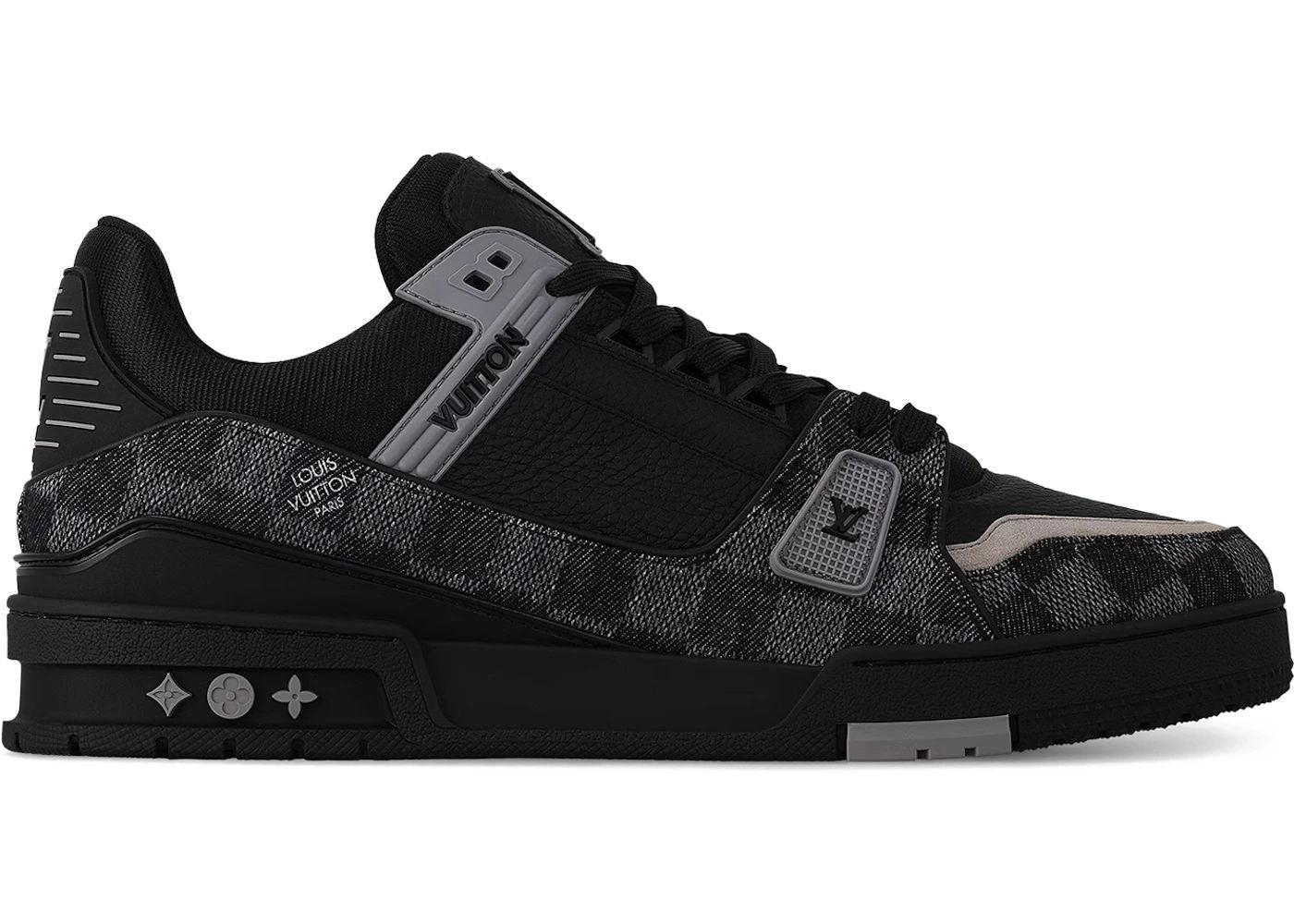 Louis Vuitton LV Trainer Black Damier Denim - Preowned