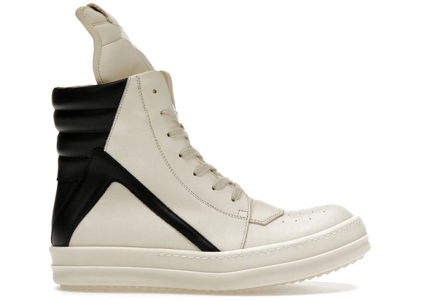 Rick Owens Geobasket Milk Black  - Preowned