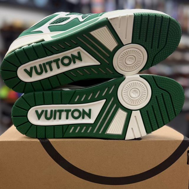 Louis Vuitton LV Skate Sneaker Green White - Preowned