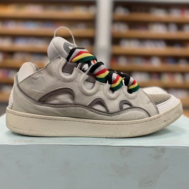 Lanvin Curb Sneaker White Multicolor - Preowned