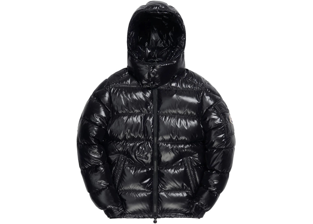 Moncler Maya Giubbotto Jacket Black - Preowned