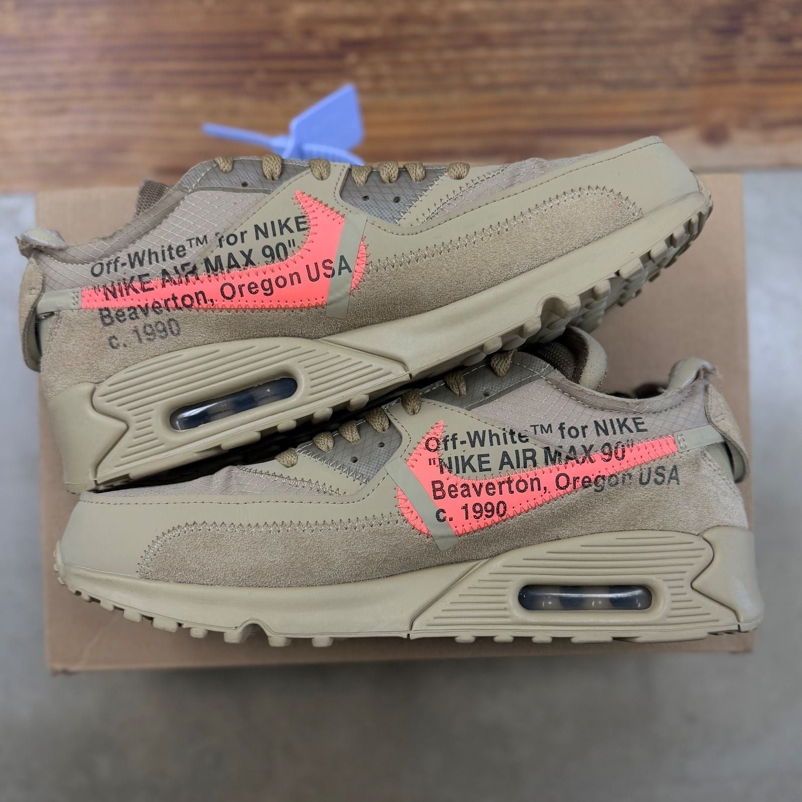 Nike Air Max 90 Off-White Desert Ore - Preowned