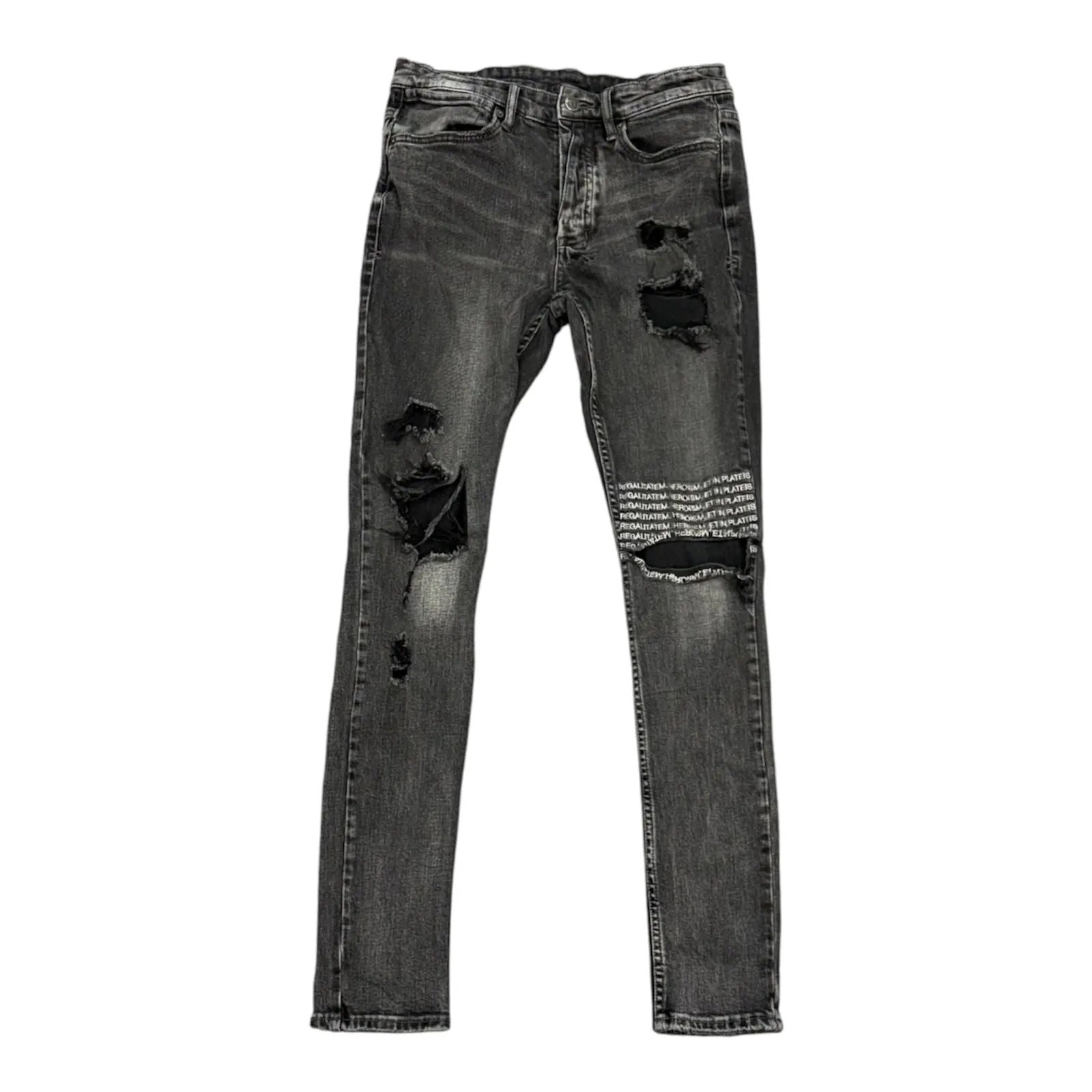 Ksubi Van WInkle Angst Plateis Jeans (Black Wash) - Preowned