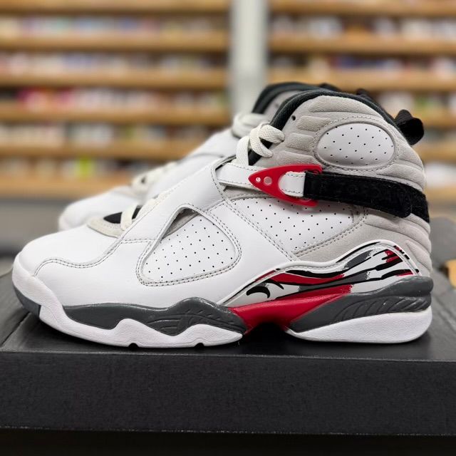Jordan 8 Retro White True Red (2025) (GS) - Preowned