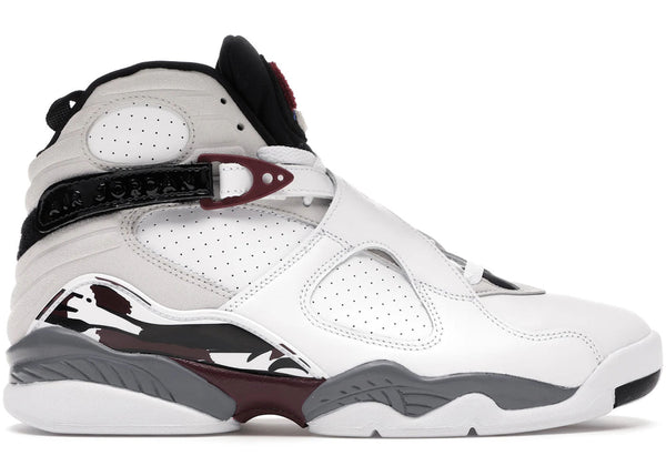 Jordan 8 Retro White Burgundy (Women's) - Preowned
