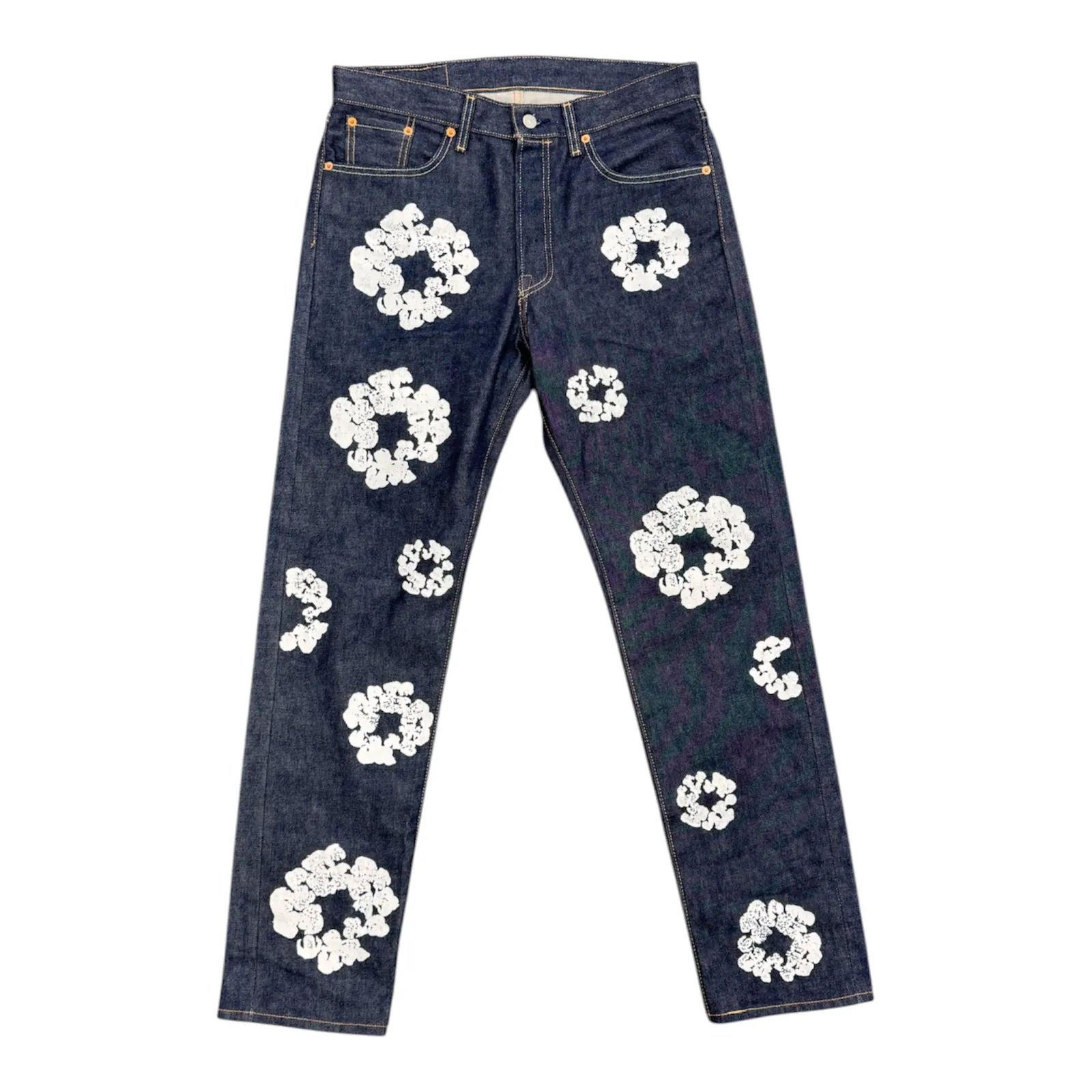 Denim Tear Cotton Wreath Raw Denim (Indigo) - Preowned