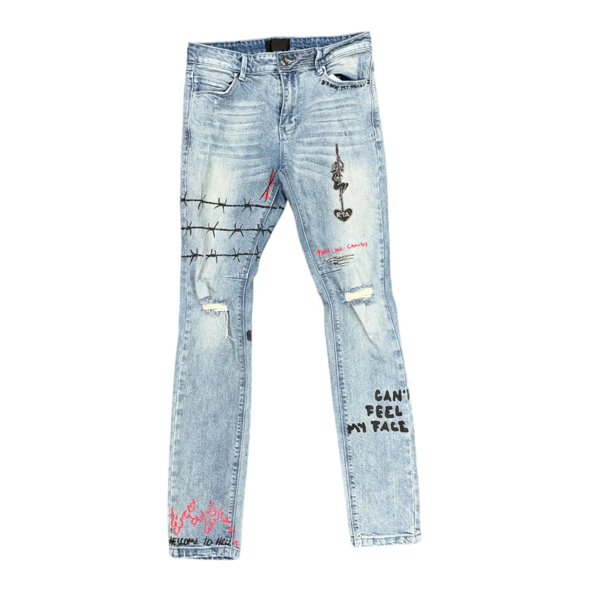 RTA Bryant Jean RLD Artistic (Blue) - Preowned