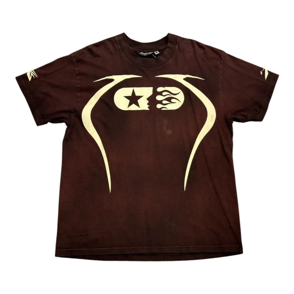 Hellstar Warm Up T-shirt Brown - Preowned