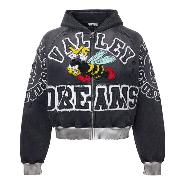 Vale Forever Anthem Zip Up Hoodie (Black)