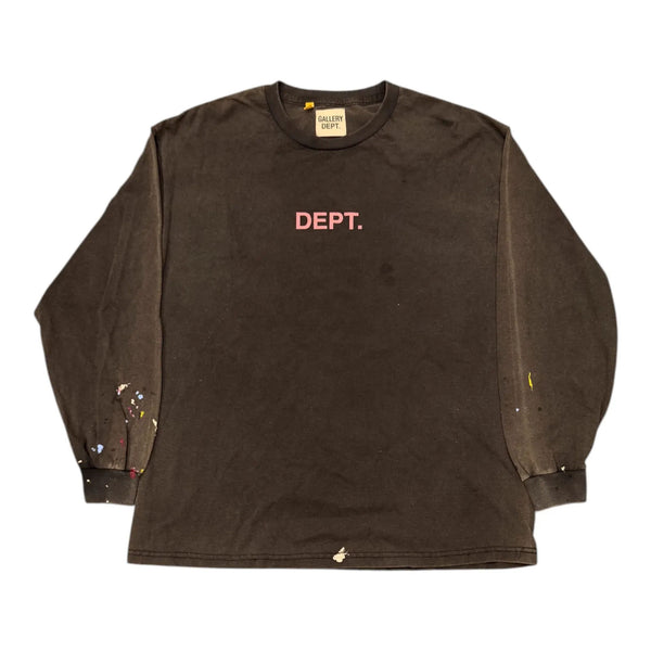Gallery Dept. Paint LS Tee (Washed Black) - Preowned